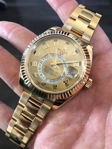 sky dweller super clone rolex|rolex sky dweller gold 2021.